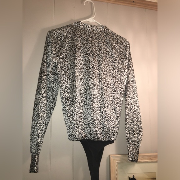 NWT Abercrombie and Fitch navy bodysuit size small. - Picture 3 of 6